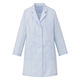 タップ レディス診察衣（ハーフ丈）AKL210-11 長袖 シングル サックスブルー LL ドクターコート 薬局衣