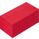 カラーナプキン8つ折 業務用パック 1箱（2000枚入） イタリアンレッド