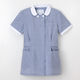 ナガイレーベン 実習上衣 ナースジャケット 医療白衣 女性用 半袖 ブルー M GC-2202（取寄品）