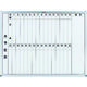 トラスコ中山 ＴＲＵＳＣＯ　スチール製ホワイトボード　月予定表・縦　９００Ｘ１２ GL-212 1枚 502-6709