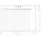 日学 ライトフレームホワイトボード罫引 予定表 （1ヶ月） 1200×890 LT-12-001（直送品）