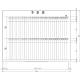 日学 ライトフレームホワイトボード罫引 予定表 （2ヶ月） 1200×890 LT-12-009（直送品）