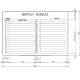 日学 ライトフレームホワイトボード罫引 予定表 （1ヶ月） 890×600 LT-13-004（直送品）