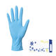 【使いきりニトリル手袋】 ファーストレイト やわらかニトリルグローブ FR-066 粉なし ブルー S 1箱（100枚入）