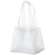 ポリ手提げ袋　ガゼットタイプ　半透明　M　1セット（150枚：30枚入×5袋）　伊藤忠リーテイルリンク