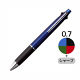 三菱鉛筆(uni)　ジェットストリーム多機能ボールペン　4色+シャープ　0.7mm　MSXE5-1000-07　ネイビー軸　　（直送品）