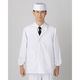 男性用調理衣長袖 L ホワイト FA310-0003 1着 サーヴォ（旧サンペックスイスト）（直送品）