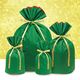 簡単ギフトバッグ（梨地） Ｌ クリスマスグリーン NG-047-AS 1袋（40枚入） エスパック（直送品）