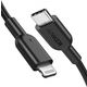 アンカー Anker PowerLine II USB-C & ライトニング ケーブル(1.8m ブラック) A8633012 1個（直送品）