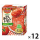 デルモンテ　完熟あらごしトマト（紙パック）388g　南欧産完熟トマト使用　1セット（12個）　素材缶詰（トマト）　キッコーマン