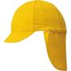 フットマーク フラップ付き体操帽子（取り外しタイプ） F イエロー 101215 1セット（2個）