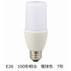 オーム電機 LED電球 T形 E26 100形相当 電球色 全方向 LDT13L-G IG92 1個