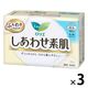 ナプキン 多い昼用 羽なし 22.5cm ロリエエフ しあわせ素肌 1セット（24枚入×3個） 花王