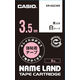 カシオ CASIO ネームランド テープ キレイにはがせる強粘着 幅3.5mm 白ラベル 黒文字 8m巻 XR-3GCWE（取寄品）