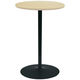 MaD 3.14 ハイテーブル 丸型 直径600×高さ1000mm ナチュラル 1台 カフェテーブル メラミン樹脂天板 1本脚タイプ