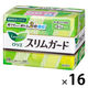 ナプキン 多い昼～普通の日用 羽つき 20.5cm ロリエ スリムガード 1ケース（28枚×16個） 花王