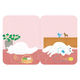 キングジム フタマタフセン イラストタイプ 1冊30枚入（Lサイズ） ネコ 猫 3580-002