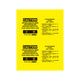 セーフラン安全用品 アスベスト廃棄用袋 850x1280mm 黄色 J2608-M 1袋(10枚)