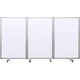 【軒先渡し】コマイ 3連スクリーン ワイド ホワイトボード 幅2700×奥行350×高さ1500mm TP3-1509BN-SSWW 1セット（直送品）