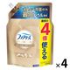 ファブリーズ 布用 W除菌+消臭 プレミアム 無香料 詰め替え 特大 1280ml 1箱（4個） 消臭スプレー P＆G