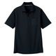 コーコス信岡 半袖ポロシャツ（胸ポケット付き） ブラック 3L アンドレS AS-1657 脇消臭テープ 1着