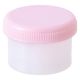 軟膏容器 軟膏壺（つぼ ツボ） 丸底 増量タイプ6mL（5g処方時使用サイズ） ピンク（桃色） 1袋（25個入） オリジナル
