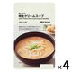 無印良品 麺にかける 明太クリームスープ 180g（1人前） 1セット（4袋） 良品計画