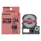 株式会社キングジム テプラPROテープ マット赤/黒文字 24mm SB24R 5本
