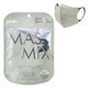 Kirei Mask MASMiXマスク（グレー×ダークグレー）1袋（7枚入） 川本産業 ツートンカラーマスク バイカラー