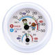 クレセル 温湿度計 熱中症・インフル TRー103W TR-103W 1個 62-3966-38
