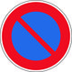 トラスコ中山 TRUSCO 規制標識 駐車禁止 アルミ 600Фmm T894-14 1枚 437-3324（直送品）