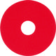 アマノ フロアパッド13 赤 HEC801500 1セット(5個:1個×5枚) 496-1552（直送品）