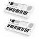 ONETONE ワントーン ミニ37鍵盤キーボード LEDディスプレイ OTK-37M/WH x 2台 (USBケーブル付き/MIDI対応)（直送品）