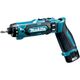 【電動工具】マキタ　Makita　充電式ペンドライバドリル　青　7.2V×2本　1.5Ah　8N・m　DF012DSHX　1台