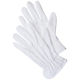 【白手袋】 川西工業 純綿スベリ止め付きスムス手袋 M 1袋（5双入）