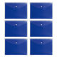コクヨ  ホルダーインケース５山仕切り付１０枚青 Ｋ２フー７７０５Ｂ 1セット（6冊）（直送品）