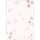 ササガワ 和柄用紙 和ごころ 桜 はがきサイズ 4-1105 1セット（100枚：20枚×5袋）（取寄品）