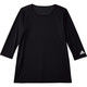 アディダス インナーTシャツ（男女兼用） SMS900 ブラック L KAZEN（カゼン） 医療白衣 1枚（直送品）