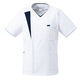 FOLK（フォーク） メンズジップスクラブ 7053SC ホワイト×ダークネイビー LL 医療白衣 1枚（直送品）