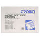 クラウングループ マグネットソフトケース CR-MGA3-W 2枚（直送品）