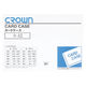 クラウングループ ソフトカードケースＡ２判（軟質塩ビ製） CR-SCA2N-T 3枚（直送品）