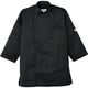 チトセ コックシャツ（七分袖） 兼用 黒 4L AS-8612（取寄品）