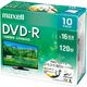 マクセル 録画用　ＤＶＤーＲ　標準１２０分　１６倍速　ＣＰＲＭ　プリンタブルホワイト　１０枚パック DRD120WPE.10S 1個