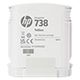 HP（ヒューレット・パッカード） 純正インクカートリッジ HP738 イエロー 56ml 4J6Y7A 1個（直送品）