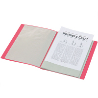 台紙あり クリアファイル固定式