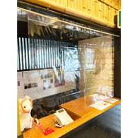 飛沫防止カーテン/透明ビニールシート