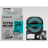 「テプラ」テープ（緑）