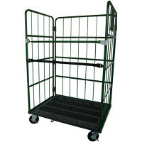 床板樹脂製カゴ台車