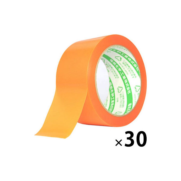 デンカ 養生テープ 養生職人 #650 橙 幅50mm×長さ25m 1箱（30巻入）