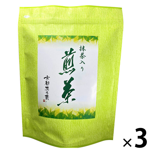 京都茶の蔵 抹茶入煎茶 1セット（300g×3袋） - アスクル